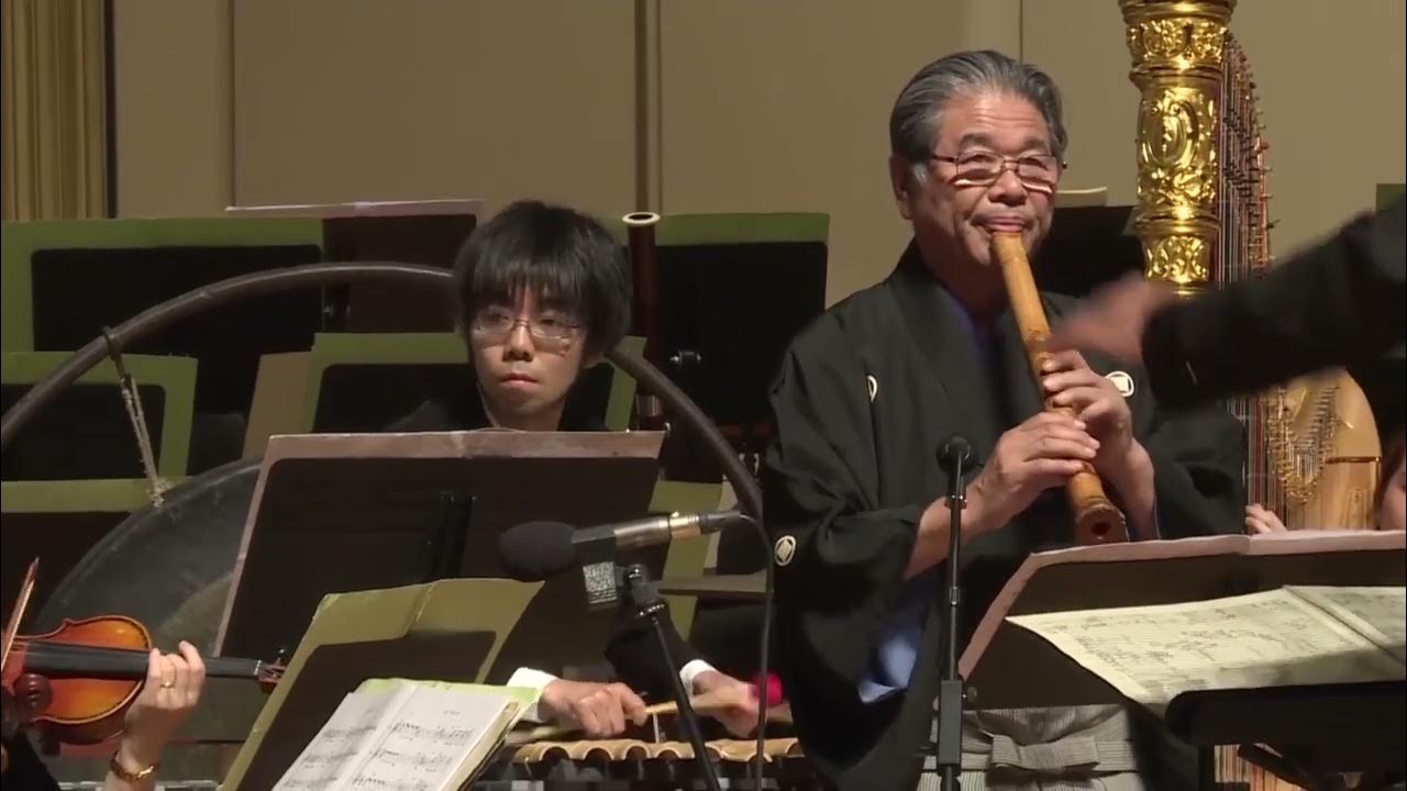 国枝春恵作曲《弦楽器、打楽器、尺八のための音楽～花をIII》Floral Tributes III’ composed by Harue