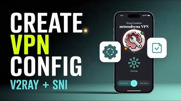 How to Create NetModSyna VPN Config | V2RAY SNI Settings Tutorial 2025