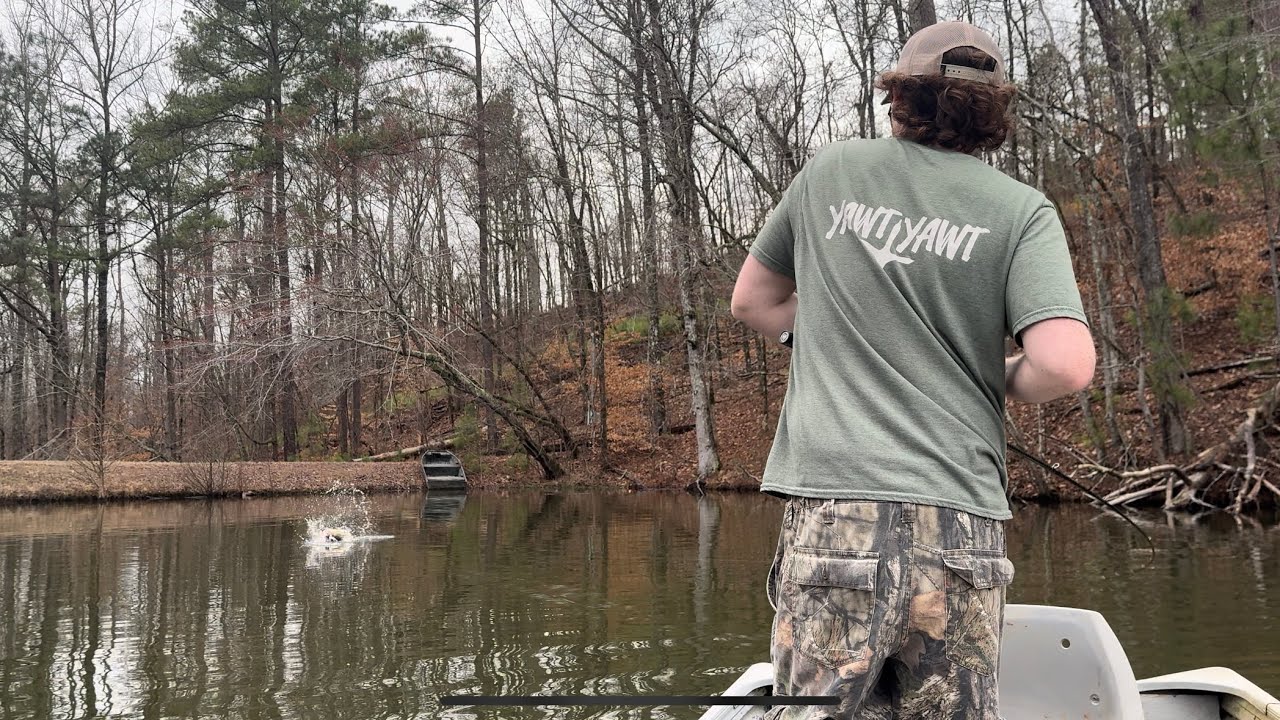 Late winter BASS grind (BIG BABY MOMMA CAUGHT)