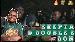 American Reacts To UK Rappers | D Double E X Skepta - DON [Music Video] | GRM Daily Reaction