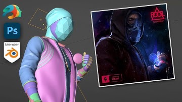 Create Professional ALBUM ART (Blender, Daz 3D, & Photoshop)