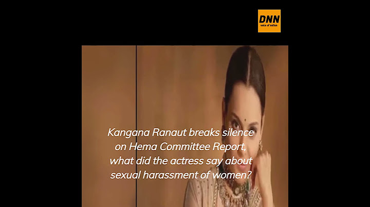 Kangana Ranaut breaks silence on Hema Committee Report, what did the actress say #shorts #ytshorts
