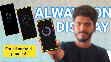 ⚡How to enable Always On Display in any android mobile | Tamil