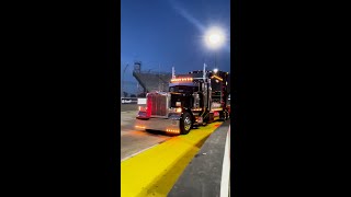 NASCAR HAULERS LEAVING MARTINSVILLE