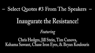 PSA 3m36s - Select Quotes #3 - Chase Iron Eyes, Chris Hedges - FJ120 IRQ3