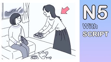 JLPT N5 JAPANESE LISTENING PRACTICE TEST 12/2023 WITH SCRIPT #1