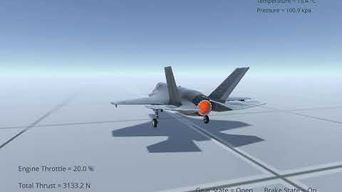 Silantro Unity3d Flight Simulator : F35 Vertical Takeoff