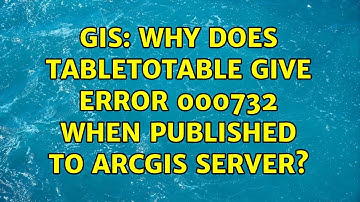 GIS: Why does TableToTable give ERROR 000732 when published to ArcGIS Server? (2 Solutions!!)