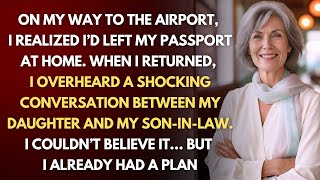 I Returned Home to Grab My Forgotten Passport, but After Hearing Their Conversation…