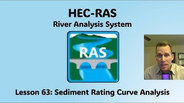 HEC RAS Lesson 63 - Sediment Rating Curve Analysis
