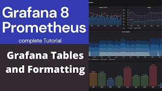 Learn Grafana 8 and Prometheus -  Grafana Table Visualization - Lesson 09