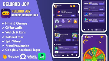 create your own reward app | best earning app source code | Reward Joy - Offerwall Lucky Spin