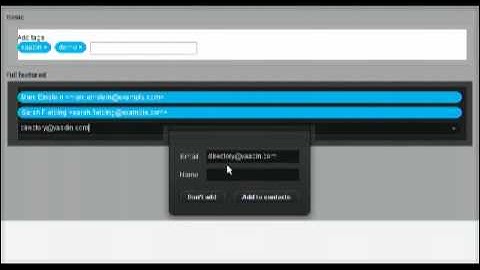 TokenField  Vaadin component demo