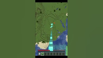 Slime block and powdered snow mlg 💀☠️ #Minecraft#shorts