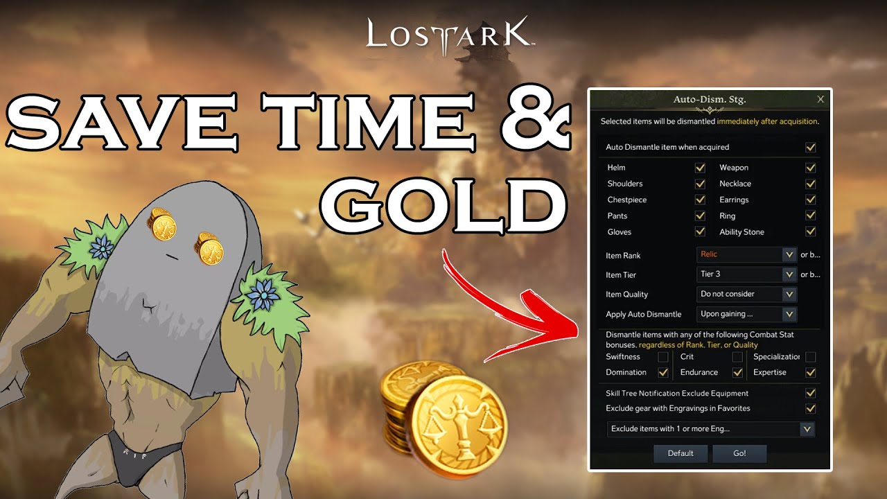 How To Use The New Auto Dismantle + Goldmaking Tips