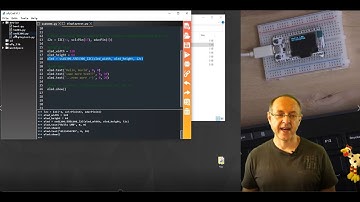 Print onto the OLED Display (I2C), ssd1306.py  - Sketching with Hardware at LMU Munich