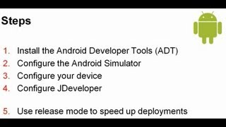 Configuring your ADF Mobile development environment for Android Wealth