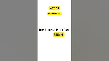 DAY 35 “ChatGPT Prompt: Turn Studying Into a Game 🎮 | Study Smarter, Not Harder with AI in 2025 📚”