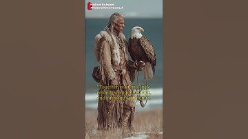 Sacred Bond | Native Warrior and His Eagle