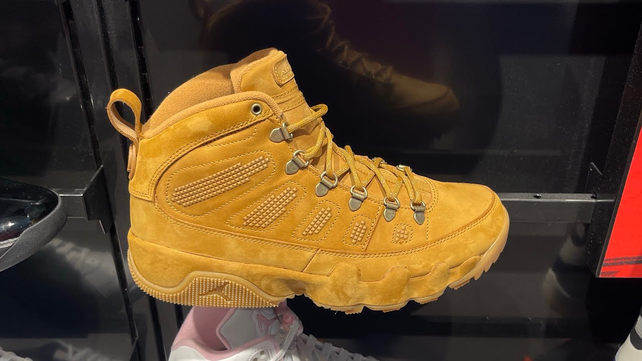 Air Jordan 9 Retro Boot NRG “Wheat” - Style Code: AR4491-700 - YouTube