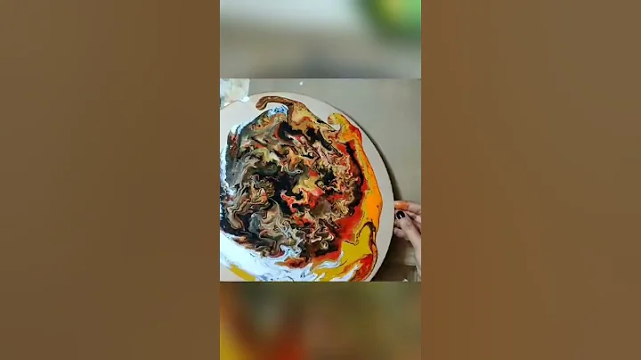 Fluid Art ! Acrylic Pouring#fluidart #fluidpainting#shorts#short #viral#viralart#fluidart #trending