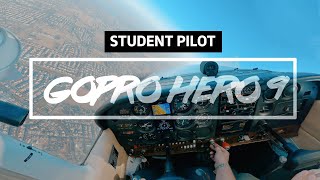 GoPro Hero 9 Cessna 172 Student Pilot training