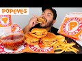 Trying Popeyes Sandwich In Bloves Sauce • MUKBANG