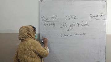 Lecture#01 English for Class X