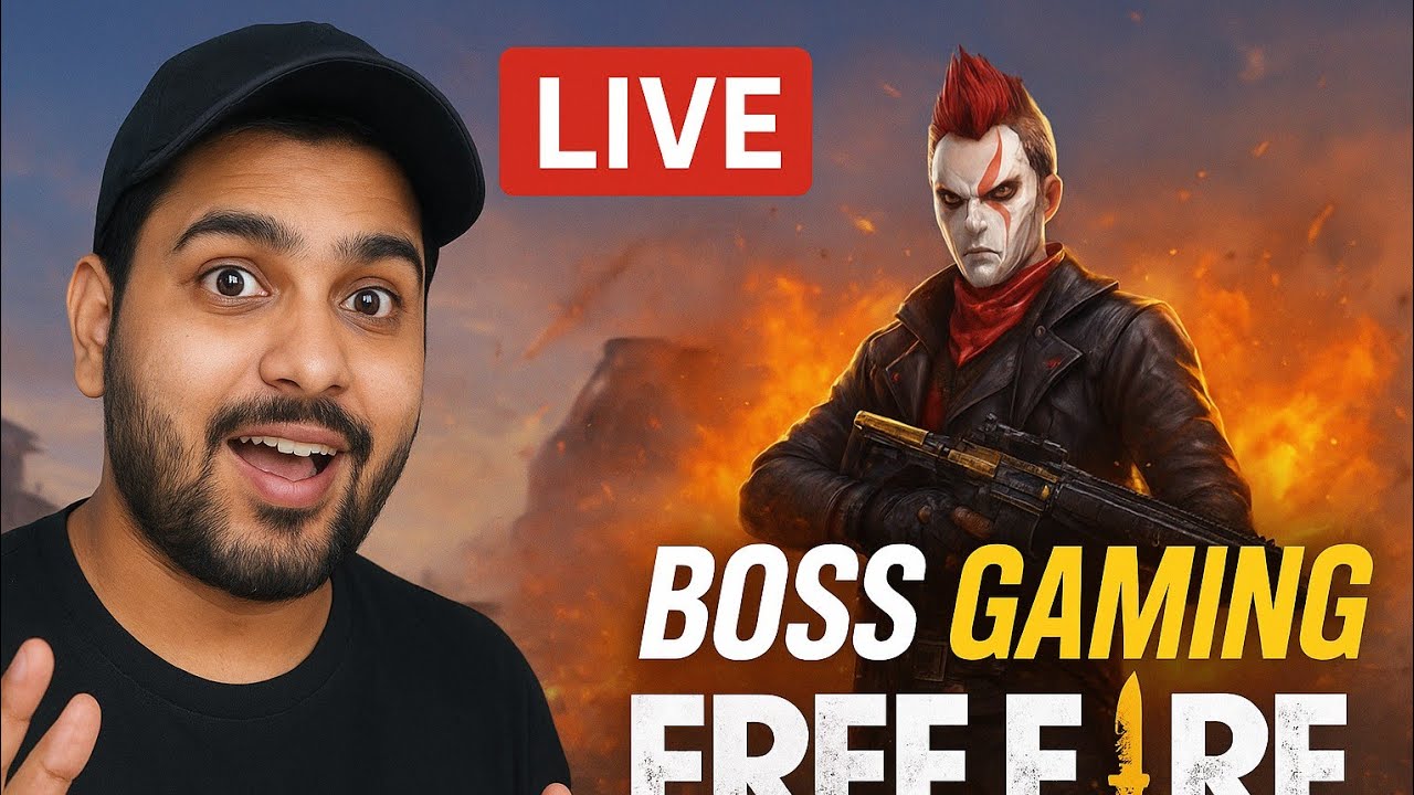 🔥 Free Fire LIVE – Boss Gaming का सबसे Dangerous Rush Gameplay!2️⃣ 🔴 ...