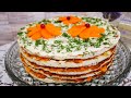 Закусочный торт из куриного филе. ОТЛИЧНАЯ ЗАКУСКА. Куриный торт рецепт. Закуска на праздничный стол