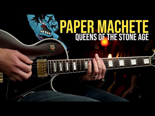 How to Play "Paper Machete" by Queens Of The Stone Age | Guitar Lesson