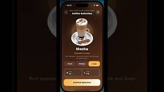 Order Amazing Coffee #flutter #code #kesfet #mobile #development