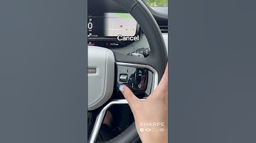 Quick tutorial on the adaptive cruise in your range rover #rangerover #adaptivecruisecontrol #car