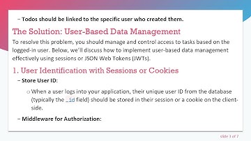 Resolving Authentication and Authorization Issues in Your Node.js Express Todo Application