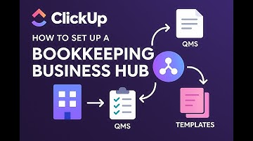 ClickUp – How to Set Up a Bookkeeping Business Hub (QMS, SOPs & Templates)
