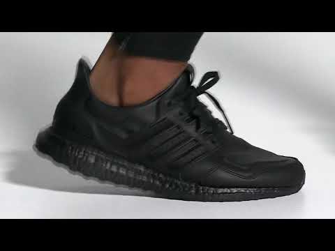 ultraboost leather core black