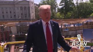 FULL EVENT: President Trump Speaks to Press at New Ballroom Construction Site - 05/19/26