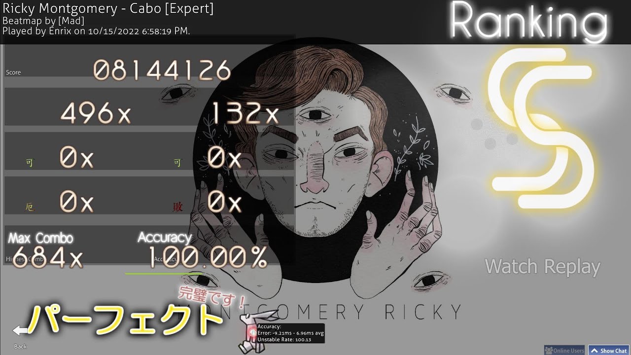 [osu!] Ricky Montgomery - Cabo [Expert] SS - YouTube