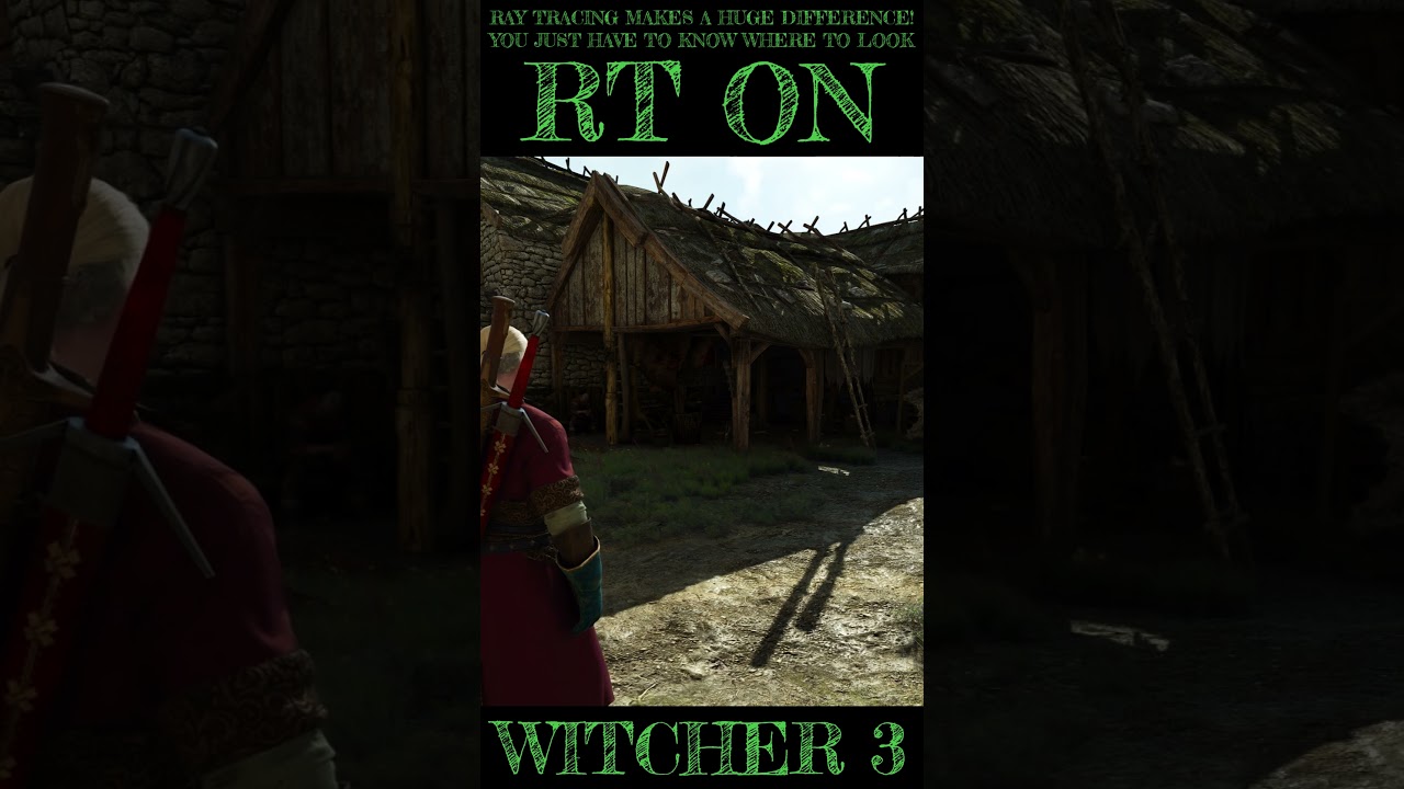 Witcher 3 [×] Ray tracing ON vs OFF [×] Episode 2 