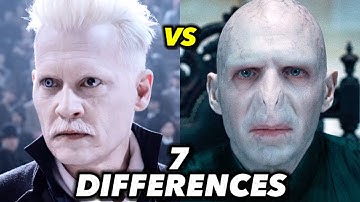 7 DIFFERENCES Between Grindelwald And Voldemort (Harry Potter Explained)