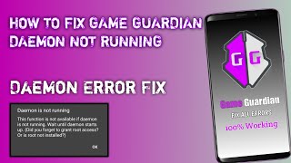 How To Fix Game Guardian Daemon is not running full tutorial 2023 | No root