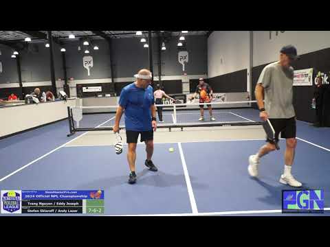 Official NPL National Pickleball League Championship 2024 Game 3 Court 1 www.PickleballNPL.com