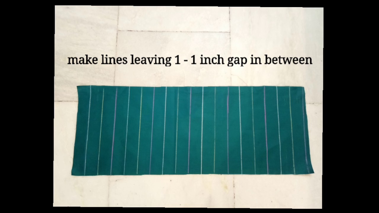 tutorial of how to make kick pleat.... YouTube