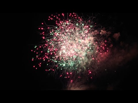 岡山国際サーキット2023花火大会メロディ花火ラスト