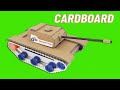Making RC Tank With Cardboard At Home. DIY RC Tank