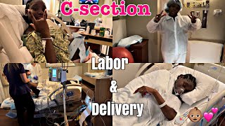 Labor & Delivery VLOG 2022 / Emergency 🚨 C-section / 41 weeks pregnant Teen MOM pregnant@ 17 👶🏽💕