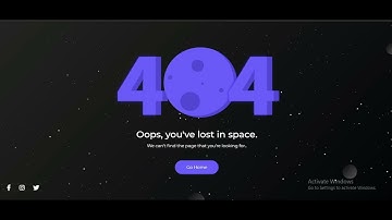 404 Page Not Found | Web Design Demo using HTML & CSS