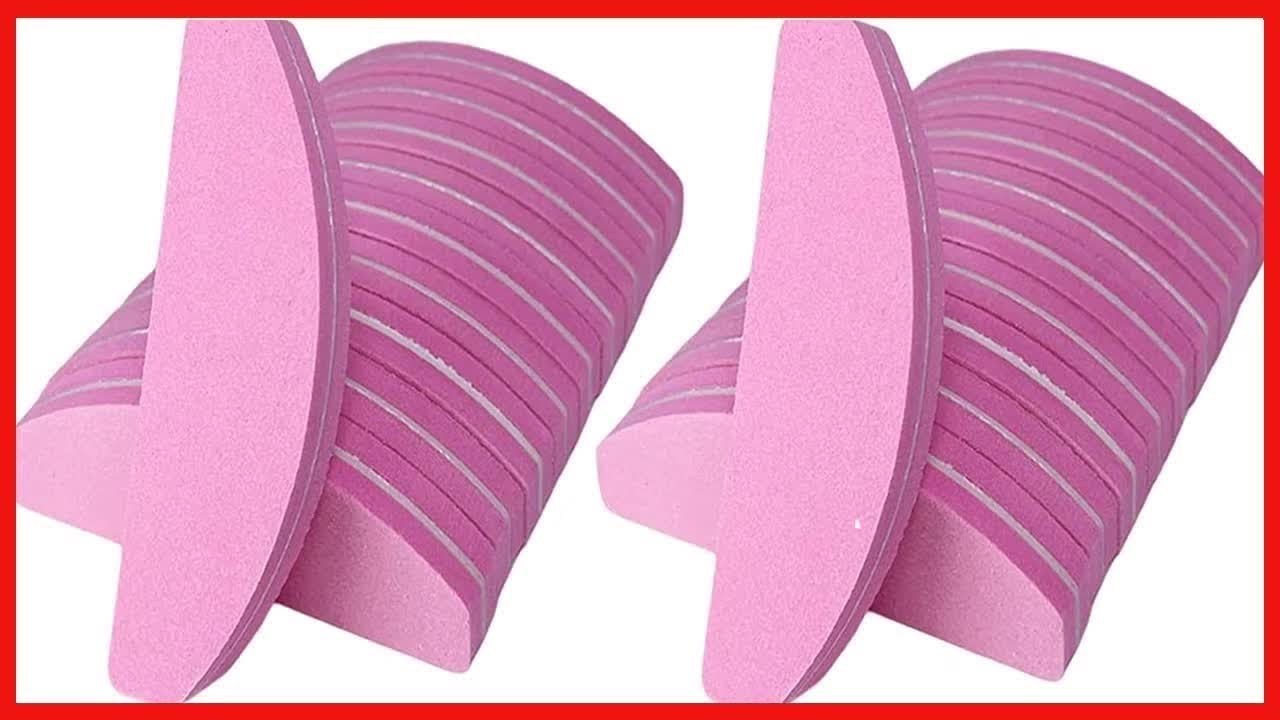 20 PCs Nail Buffers, Double Sided Nail Files Buffer Blocks 100/180 Grit