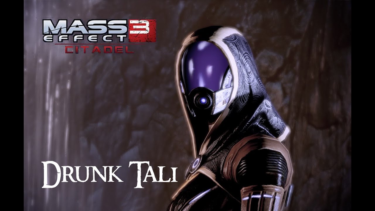 Mass Effect 3 Citadel Dlc Drunk Tali All Scenes Hd Youtube