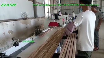 Elasn Woodworking Wood Board Finger Joint Spindle Shaper Finger Comb Connection Press Machine